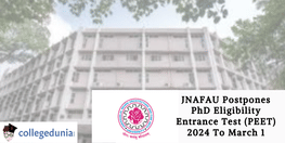 JNAFAU PhD Eligibility Entrance Test PEET 2024